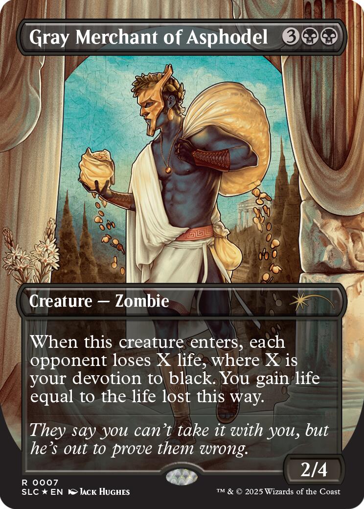 Gray Merchant of Asphodel (Halo Foil) [Secret Lair Countdown Kit] | Impulse Games and Hobbies