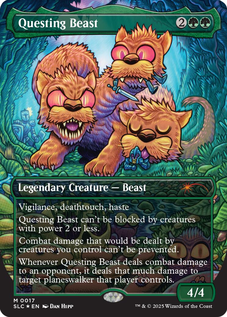 Questing Beast (Halo Foil) [Secret Lair Countdown Kit] | Impulse Games and Hobbies