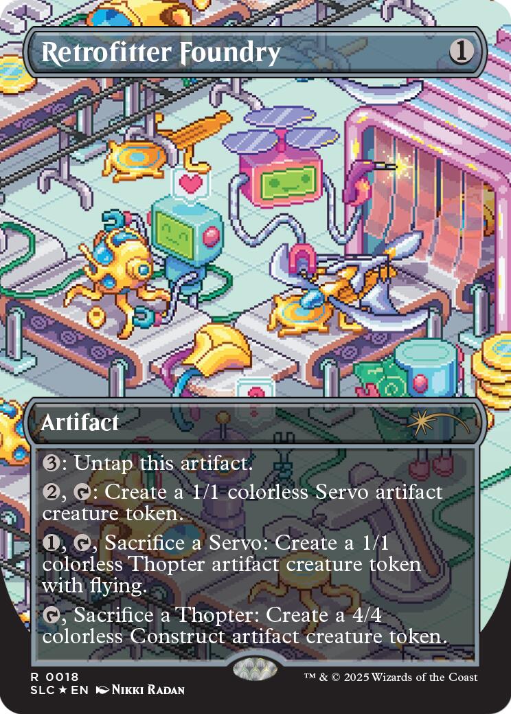 Retrofitter Foundry (Halo Foil) [Secret Lair Countdown Kit] | Impulse Games and Hobbies