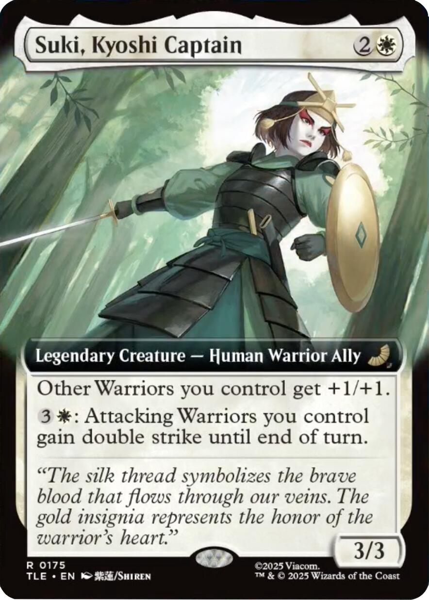 Suki, Kyoshi Captain (Extended Art) [Avatar: The Last Airbender: Eternal-Legal] | Impulse Games and Hobbies
