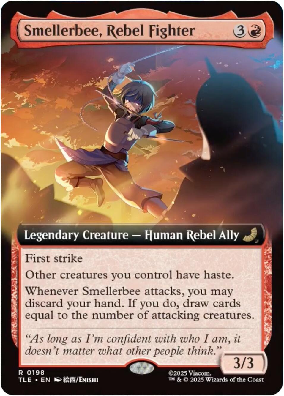 Smellerbee, Rebel Fighter (Extended Art) [Avatar: The Last Airbender: Eternal-Legal] | Impulse Games and Hobbies