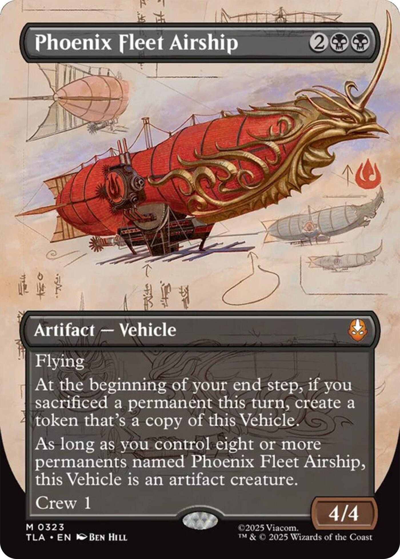 Phoenix Fleet Airship (Borderless) [Avatar: The Last Airbender] | Impulse Games and Hobbies