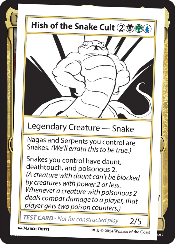 Hish of the Snake Cult [Mystery Booster 2 Playtest Cards] | Impulse Games and Hobbies