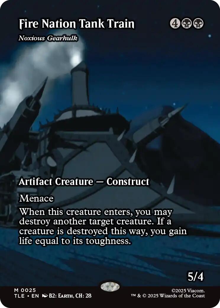 Fire Nation Tank Train - Noxious Gearhulk (Borderless) [Avatar: The Last Airbender: Eternal-Legal] | Impulse Games and Hobbies