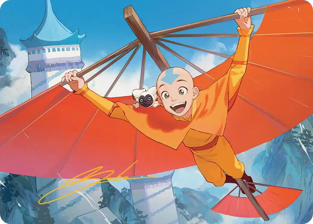 Aang, the Last Airbender Art Card (Gold-Stamped Signature) [Avatar: The Last Airbender Art Series] | Impulse Games and Hobbies