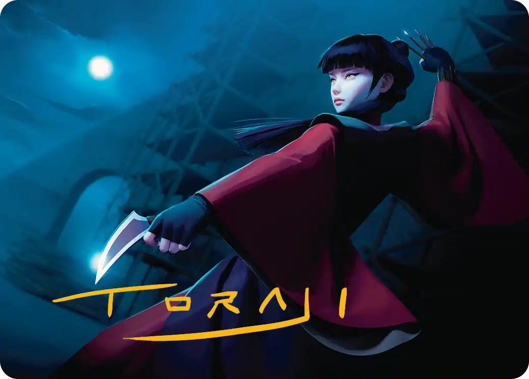 Mai, Jaded Edge Art Card (Gold-Stamped Signature) [Avatar: The Last Airbender Art Series] | Impulse Games and Hobbies