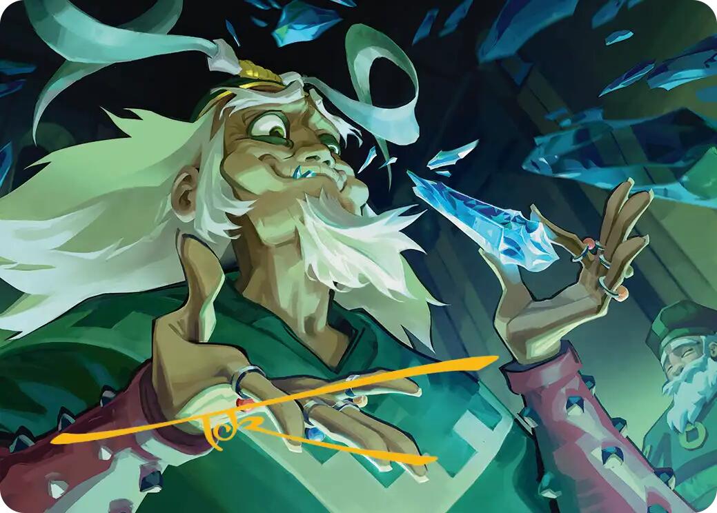 Bumi, King of Three Trials Art Card (Gold-Stamped Signature) [Avatar: The Last Airbender Art Series] | Impulse Games and Hobbies