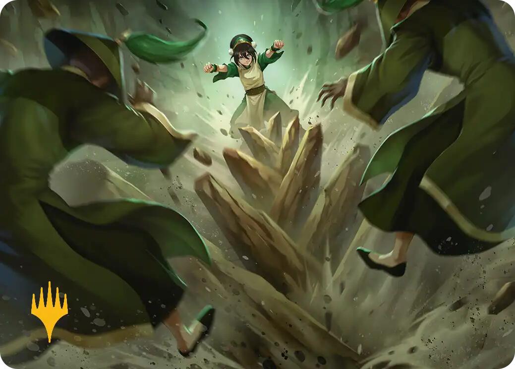 Rockalanche Art Card (Gold-Stamped Planeswalker Symbol) [Avatar: The Last Airbender Art Series] | Impulse Games and Hobbies