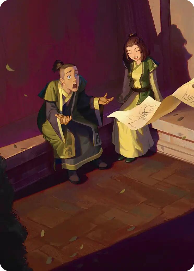 Sokka and Suki Art Card [Avatar: The Last Airbender Art Series] | Impulse Games and Hobbies