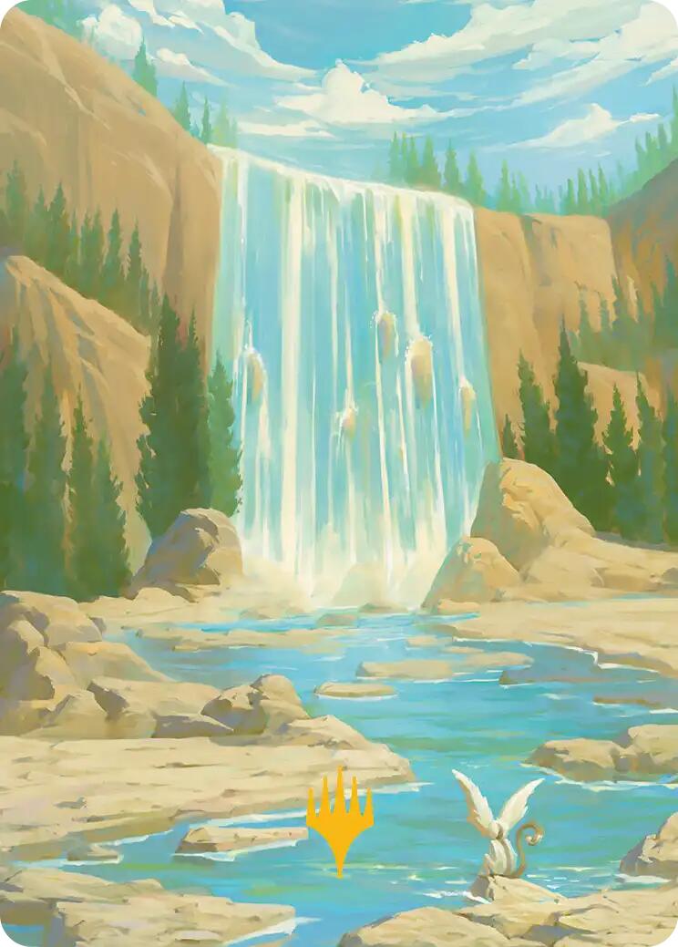 Island Art Card (Gold-Stamped Signature) [Avatar: The Last Airbender Art Series] | Impulse Games and Hobbies