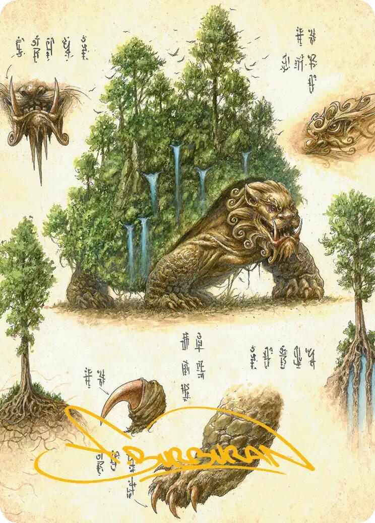 The Lion-Turtle Art Card (Gold-Stamped Signature) [Avatar: The Last Airbender Art Series] | Impulse Games and Hobbies