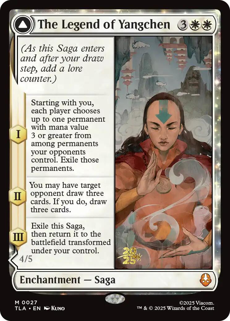 The Legend of Yangchen [Avatar: The Last Airbender Prerelease Cards] | Impulse Games and Hobbies