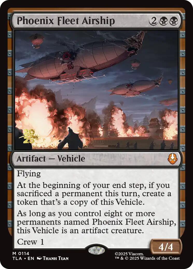 Phoenix Fleet Airship [Avatar: The Last Airbender Prerelease Cards] | Impulse Games and Hobbies