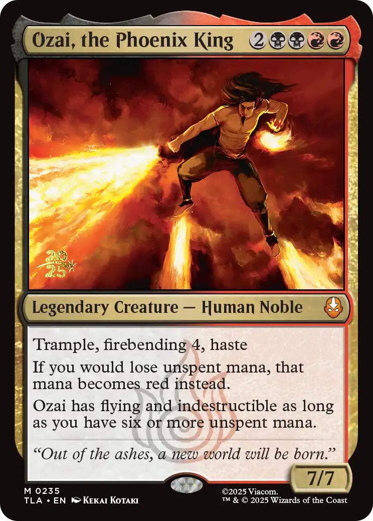 Ozai, the Phoenix King [Avatar: The Last Airbender Prerelease Cards] | Impulse Games and Hobbies