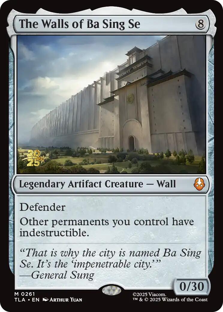 The Walls of Ba Sing Se [Avatar: The Last Airbender Prerelease Cards] | Impulse Games and Hobbies