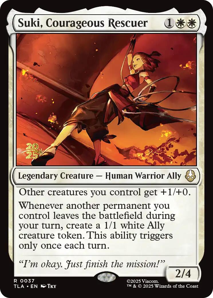 Suki, Courageous Rescuer [Avatar: The Last Airbender Prerelease Cards] | Impulse Games and Hobbies