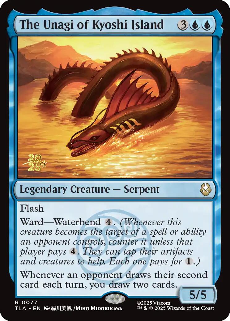 The Unagi of Kyoshi Island [Avatar: The Last Airbender Prerelease Cards] | Impulse Games and Hobbies