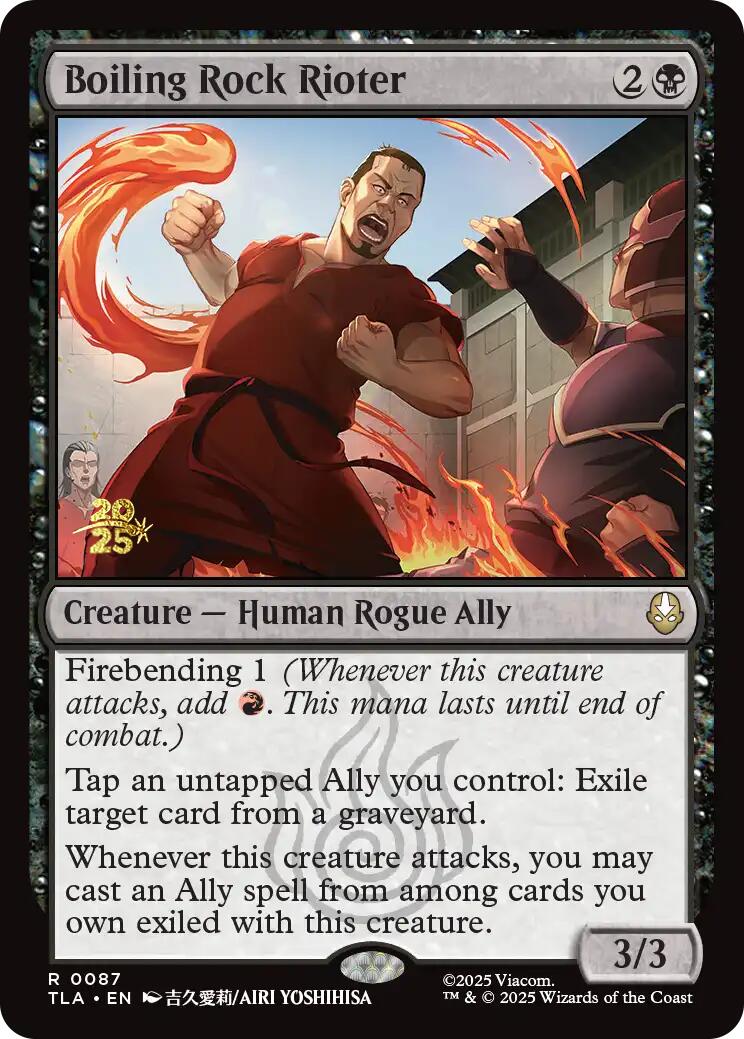 Boiling Rock Rioter [Avatar: The Last Airbender Prerelease Cards] | Impulse Games and Hobbies