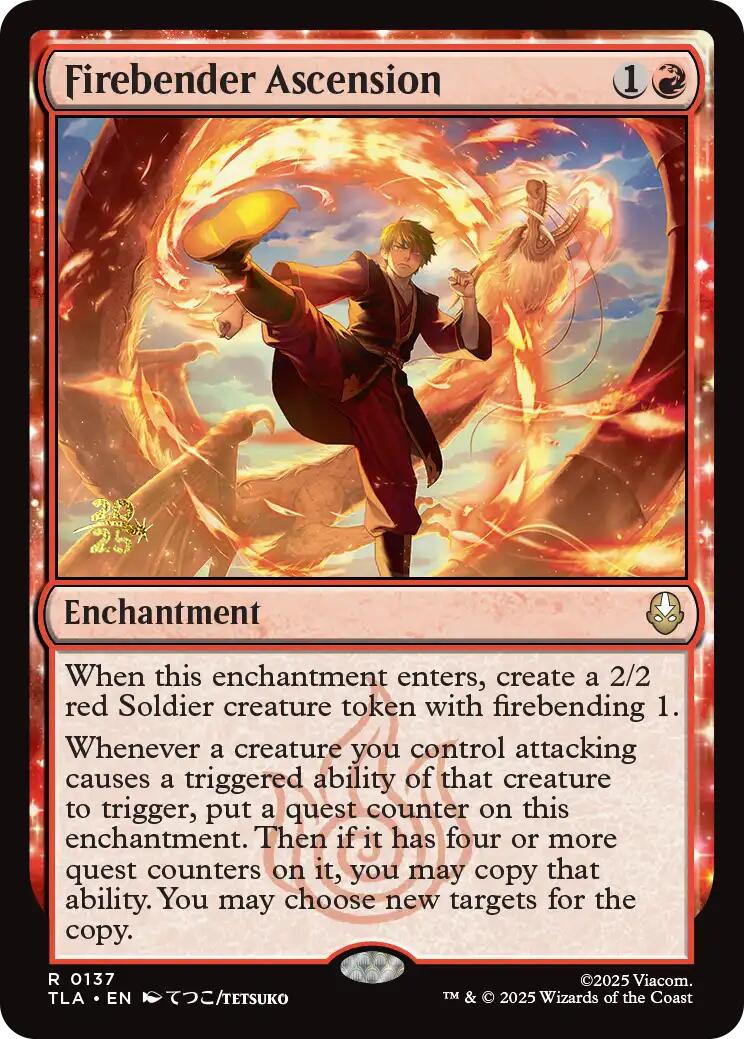Firebender Ascension [Avatar: The Last Airbender Prerelease Cards] | Impulse Games and Hobbies