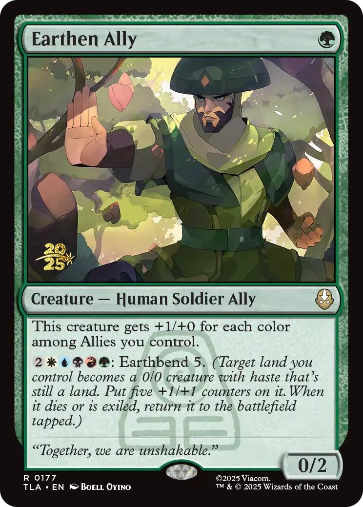 Earthen Ally [Avatar: The Last Airbender Prerelease Cards] | Impulse Games and Hobbies