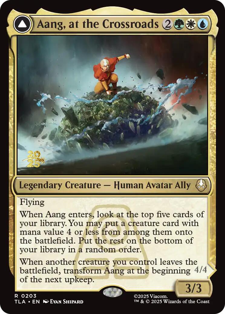 Aang, at the Crossroads [Avatar: The Last Airbender Prerelease Cards] | Impulse Games and Hobbies