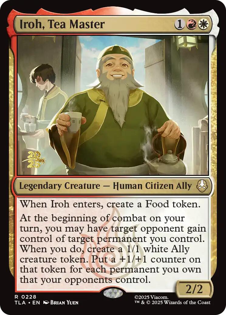 Iroh, Tea Master [Avatar: The Last Airbender Prerelease Cards] | Impulse Games and Hobbies