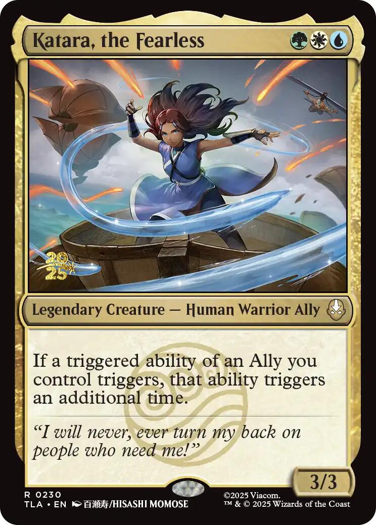 Katara, the Fearless [Avatar: The Last Airbender Prerelease Cards] | Impulse Games and Hobbies