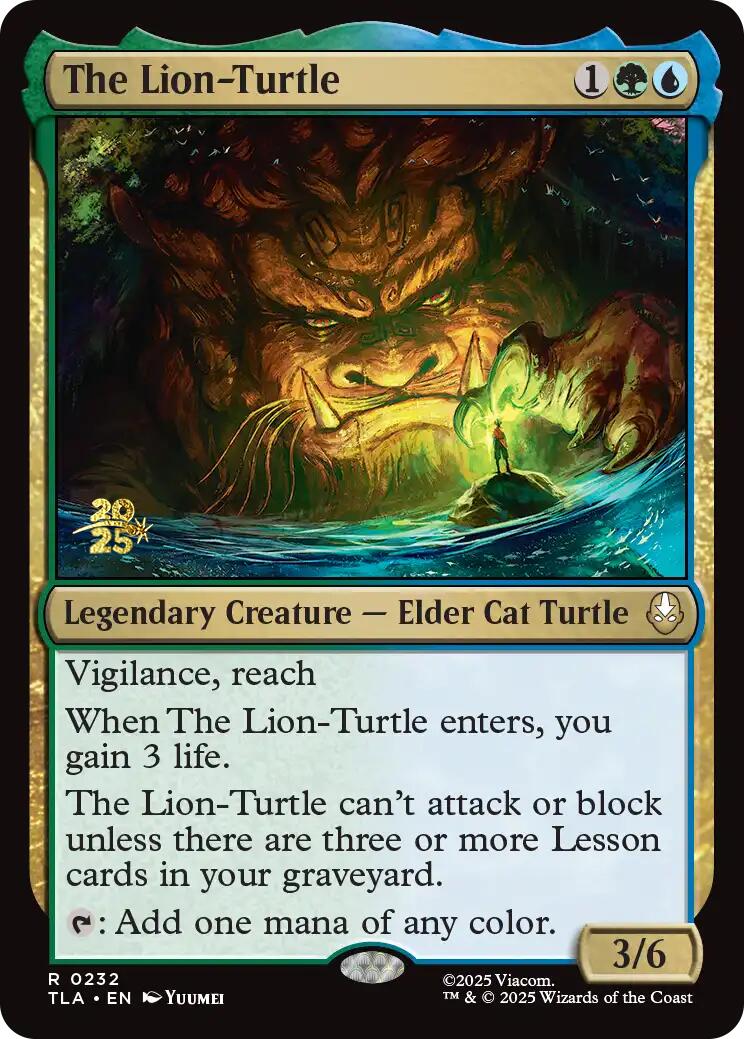 The Lion-Turtle [Avatar: The Last Airbender Prerelease Cards] | Impulse Games and Hobbies