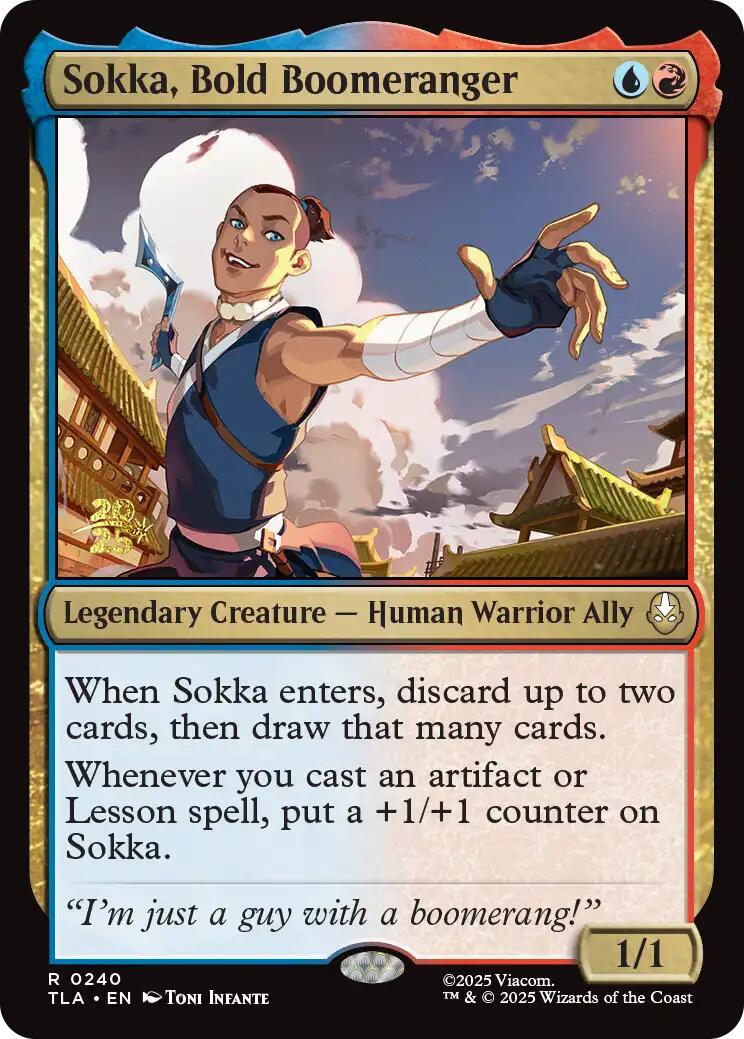 Sokka, Bold Boomeranger [Avatar: The Last Airbender Prerelease Cards] | Impulse Games and Hobbies