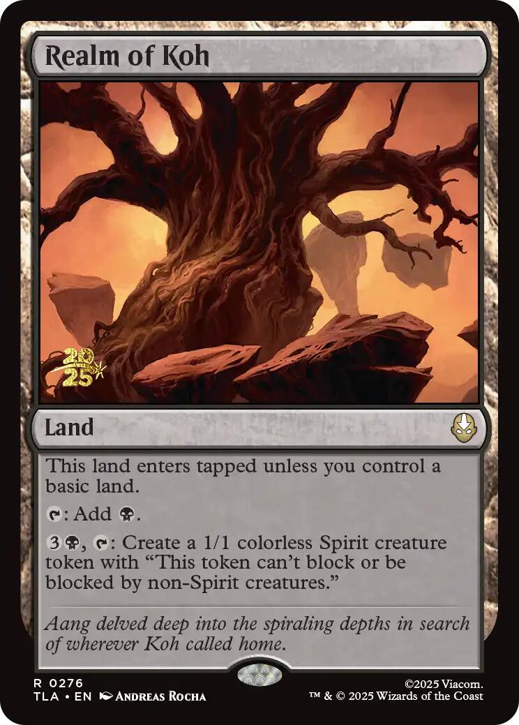 Realm of Koh [Avatar: The Last Airbender Prerelease Cards] | Impulse Games and Hobbies