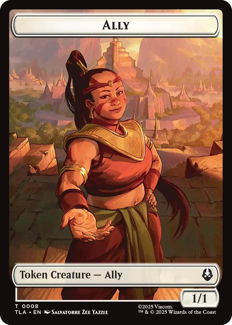 Ally (0008) // Clue (0016) Double-Sided Token [Avatar: The Last Airbender Tokens] | Impulse Games and Hobbies