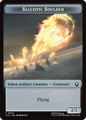 Ballistic Boulder // Soldier (0011) Double-Sided Token [Avatar: The Last Airbender Tokens] | Impulse Games and Hobbies