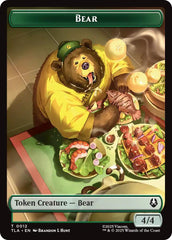 Bear // Food (0020) Double-Sided Token [Avatar: The Last Airbender Tokens] | Impulse Games and Hobbies