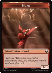 Monk // Food (0021) Double-Sided Token [Avatar: The Last Airbender Tokens] | Impulse Games and Hobbies