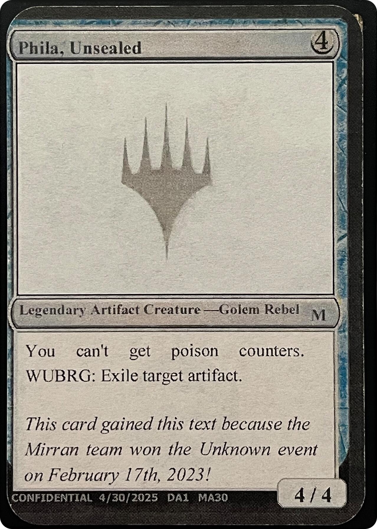 Phila, Unsealed (Reprint) [Unknown Event] | Impulse Games and Hobbies