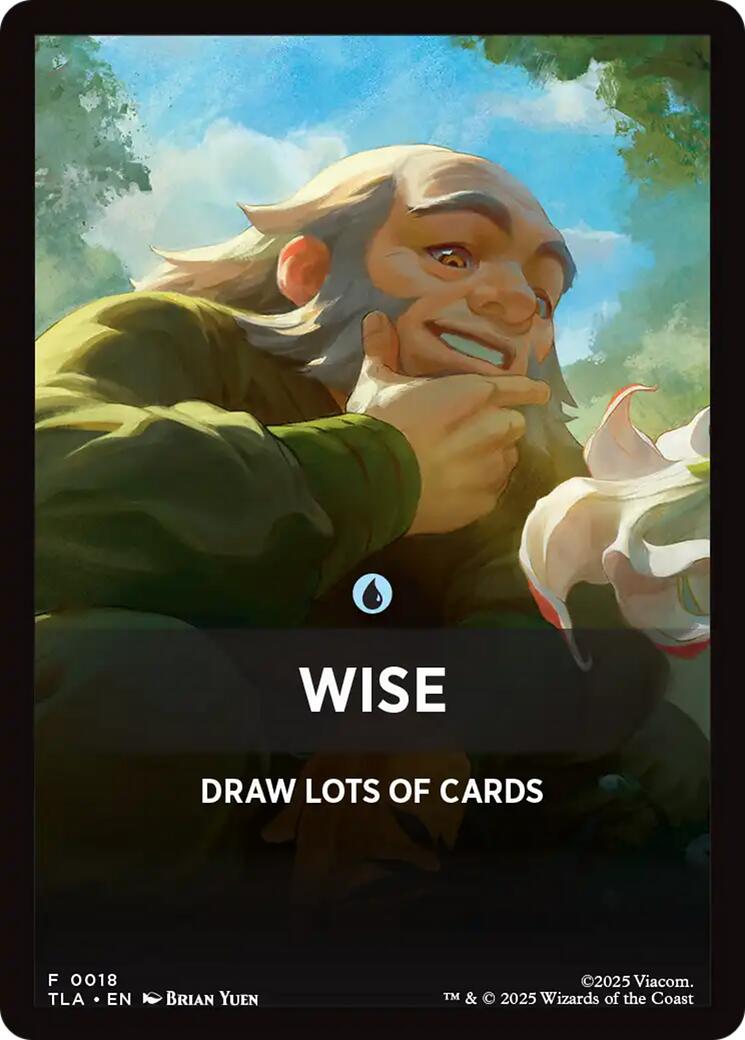 Wise Theme Card [Avatar: The Last Airbender Tokens] | Impulse Games and Hobbies