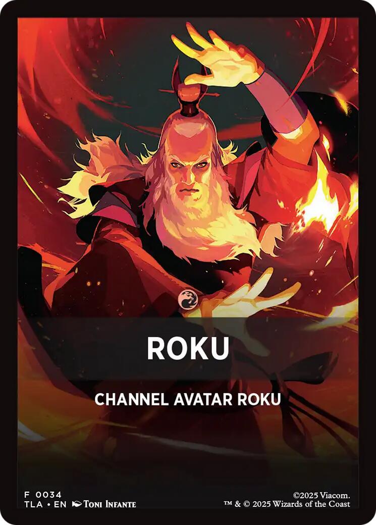 Roku Theme Card [Avatar: The Last Airbender Tokens] | Impulse Games and Hobbies