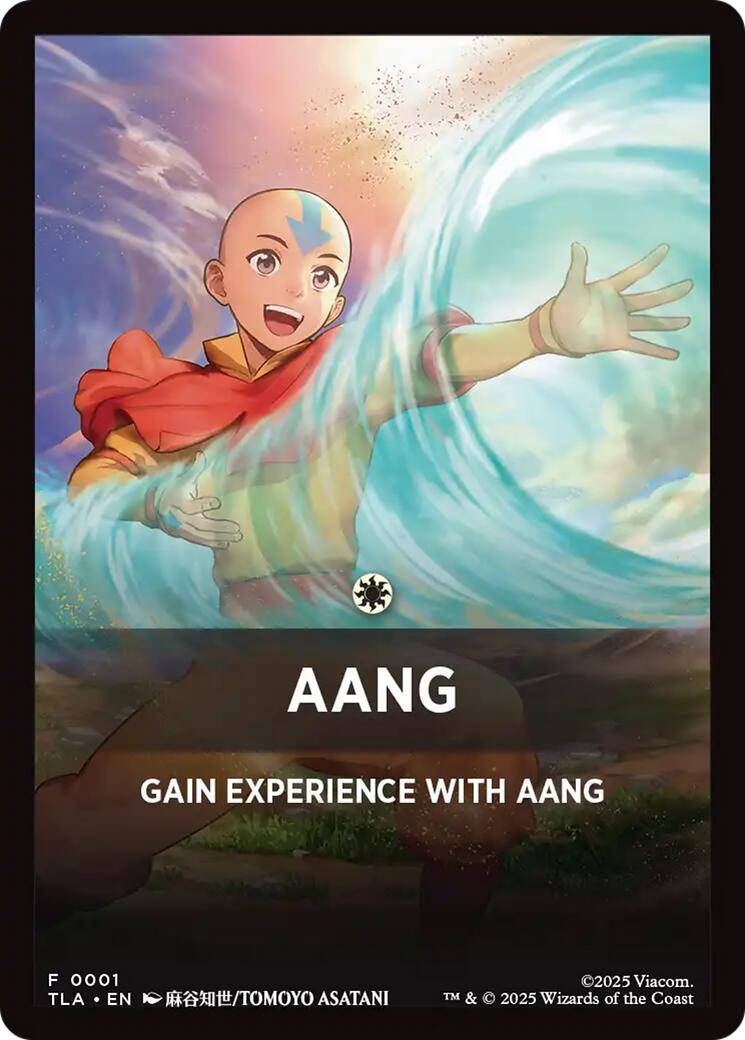 Aang Theme Card [Avatar: The Last Airbender Tokens] | Impulse Games and Hobbies