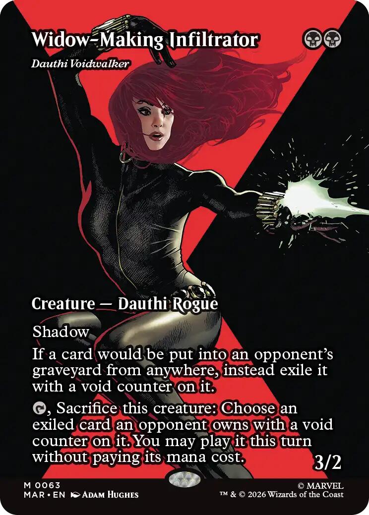 Widow-Making Infiltrator - Dauthi Voidwalker (Borderless) [Marvel Universe: Eternal-Legal] | Impulse Games and Hobbies