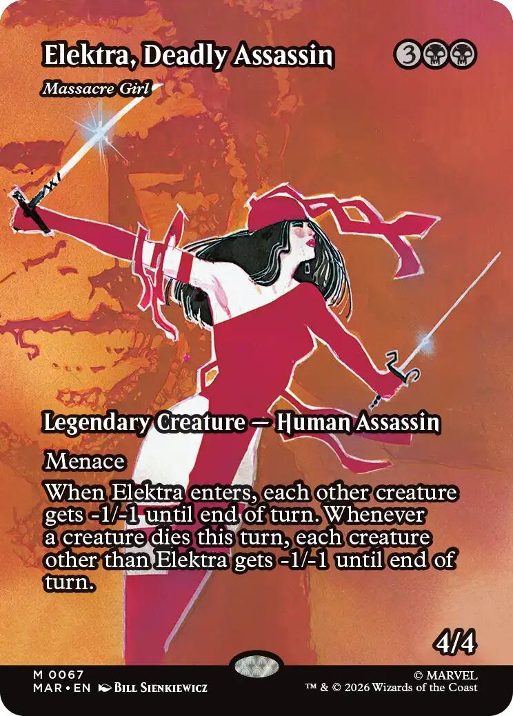 Elektra, Deadly Assassin - Massacre Girl (Borderless) [Marvel Universe: Eternal-Legal] | Impulse Games and Hobbies