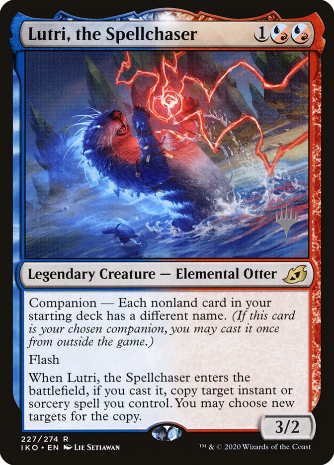 Lutri, the Spellchaser (Promo Pack) [Ikoria: Lair of Behemoths Promos] | Impulse Games and Hobbies