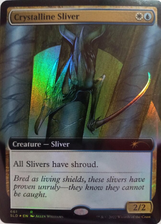 Crystalline Sliver (Extended Art) [Secret Lair Drop Promos] | Impulse Games and Hobbies