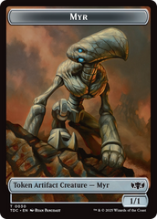 Snake // Myr Double-Sided Token [Tarkir: Dragonstorm Commander Tokens] | Impulse Games and Hobbies