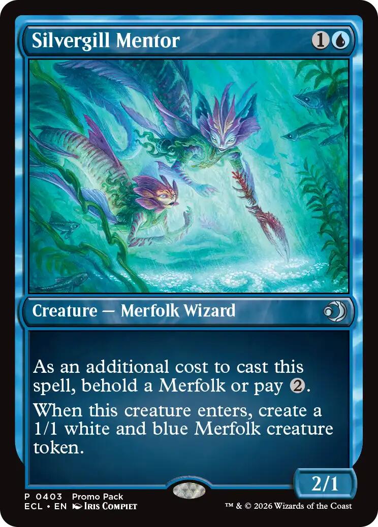 Silvergill Mentor [Lorwyn Eclipsed Promos] | Impulse Games and Hobbies