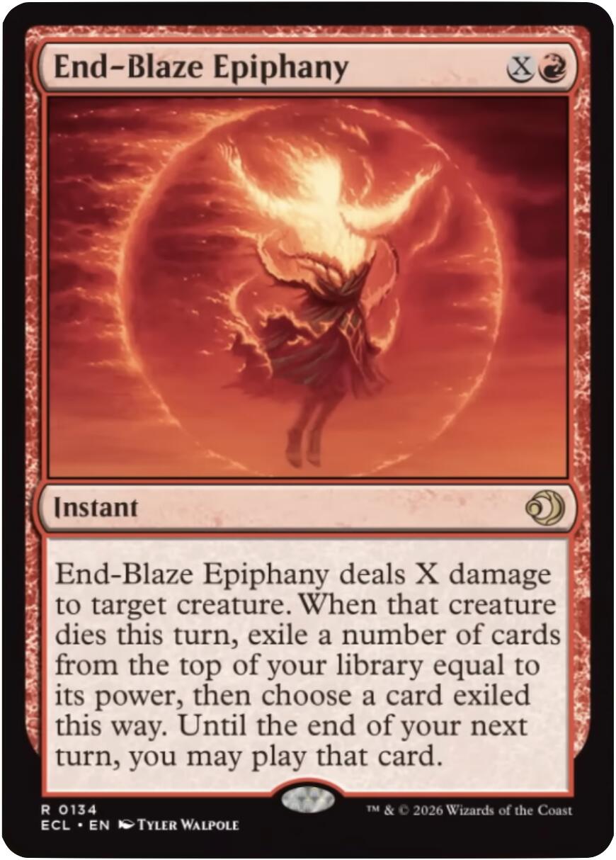 End-Blaze Epiphany [Lorwyn Eclipsed] | Impulse Games and Hobbies