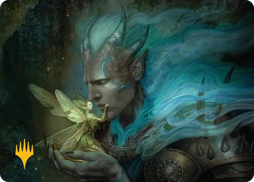Run Away Together Art Card (Gold-Stamped Planeswalker Symbol) [Lorwyn Eclipsed Art Series] | Impulse Games and Hobbies