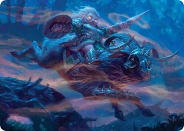 Bristlebane Outrider Art Card [Lorwyn Eclipsed Art Series] | Impulse Games and Hobbies