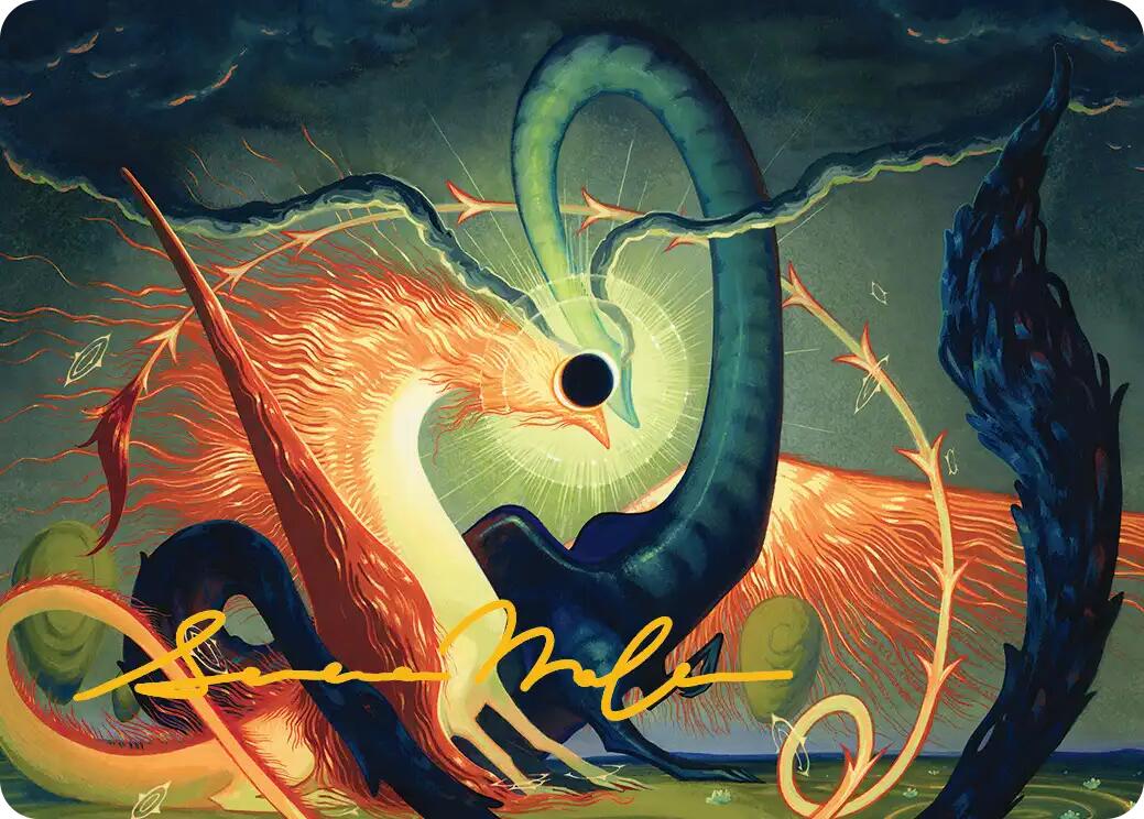 Celestial Reunion Art Card (42/54) (Gold-Stamped Signature) [Lorwyn Eclipsed Art Series] | Impulse Games and Hobbies