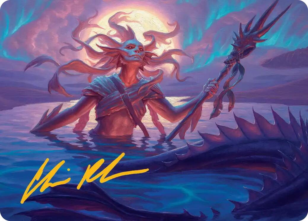 Eclipsed Merrow Art Card (Gold-Stamped Signature) [Lorwyn Eclipsed Art Series] | Impulse Games and Hobbies