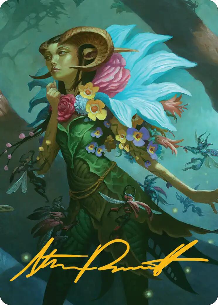 Maralen, Fae Ascendant Art Card (Gold-Stamped Signature) [Lorwyn Eclipsed Art Series] | Impulse Games and Hobbies